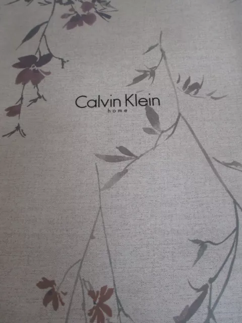 New Calvin Klein Egyptian Sateen Prairie Floral Duvet Cover - Queen