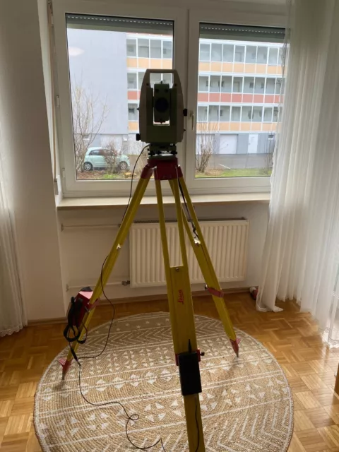 Total Station Tachymeter Leica TCRP 1202 + RX1220 + Stativ