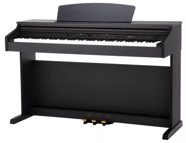 88 Tasten Digital E-Piano Klavier Keyboard 3-Pedale 16-Sounds LED USB Rosenholz