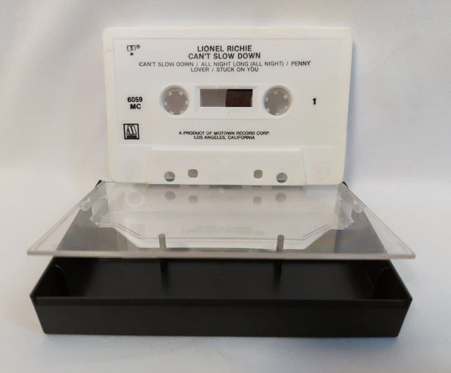 LIONEL RICHIE CASSETTE Can't Slow Down All Night Long Penny Lover