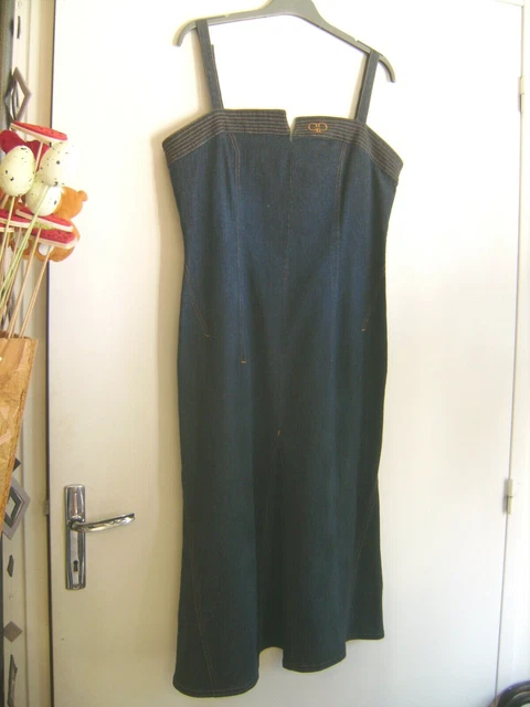 Robe Vintage GERARD PASQUIER - Noir à Pois Verts - Taille 38/40 - Style Sixties - Occasion TB