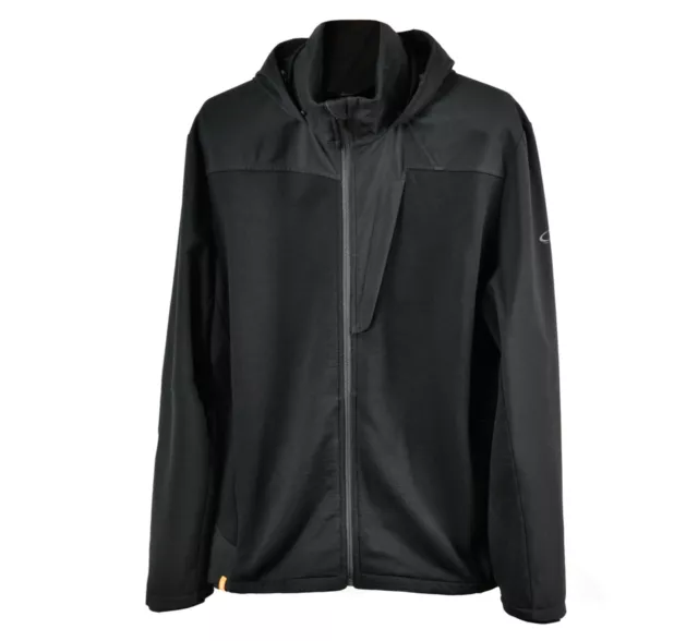 ICEBREAKER 100% MERINO Hooded Hybrid Jacket Mens XL Black $129.00 ...