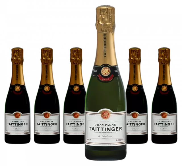 6 x Taittinger Champagner Brut Reserve 0,375 l