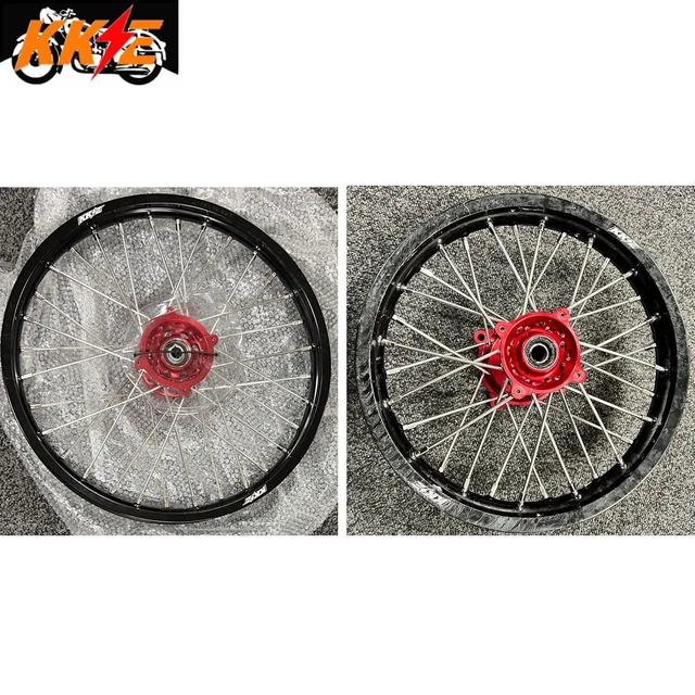 KKE 17/14 Mini Motorcycle Wheels Set Fit Honda CRF150R 2007-2023 Kid's Rims