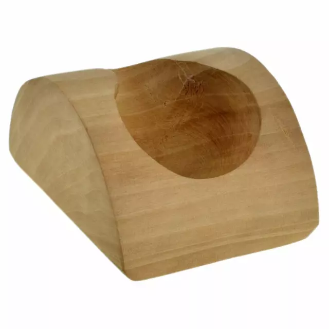 RA8101L - Dome Shape Single Pipe Rest Made From Light Camwood