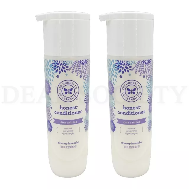 Lot of 2 - The Honest Company Conditioner, Ultra Calming Lavender, 10 Fl. Oz.