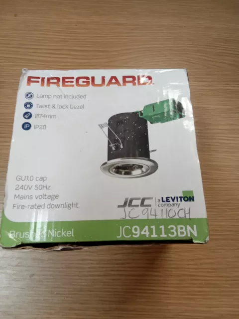 JCC HYBRID9 MAINS IP65 Dimmable 38 Beam 4000K Brushed Nickel