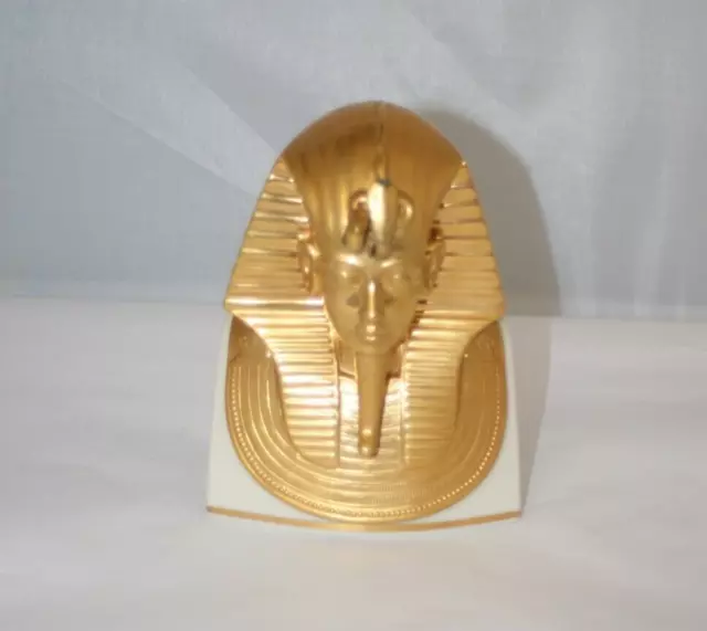 The Gold Mask of Tutankhamun Bust 1978 Lenox Metropolitan Museum Limited Edition
