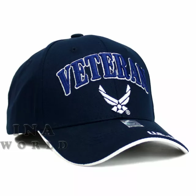 U.S. AIR FORCE Hat USAF Military Logo Embroidery Official Licensed Baseball Cap