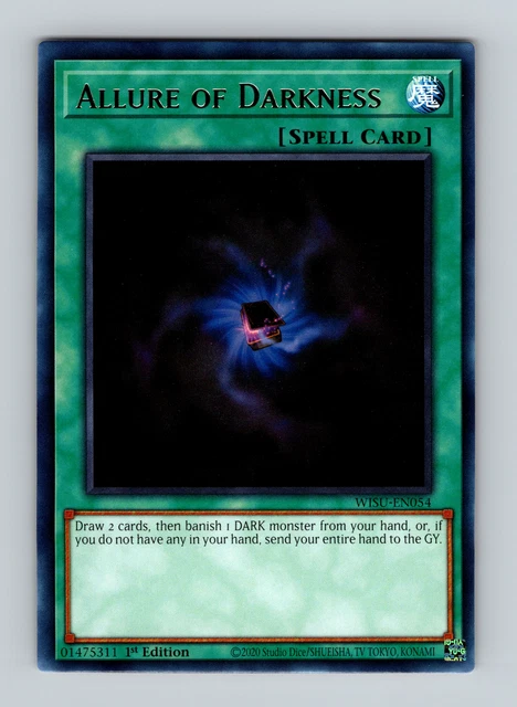 Yugioh! Allure of Darkness WISU-EN054 Rare 1st Ed NM