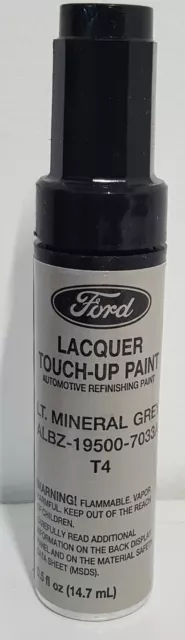 NOS OEM Ford Lacquer Touch Up Paint LT MINERAL GREY ALBZ-19500-7033A  T4