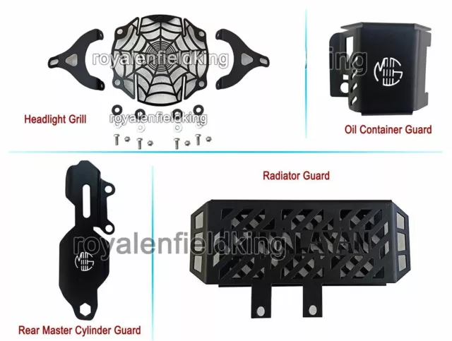 Adapté Pour Royal Enfield Himalaya 411cc Accessoires Combinaison De 4 Pcs Set