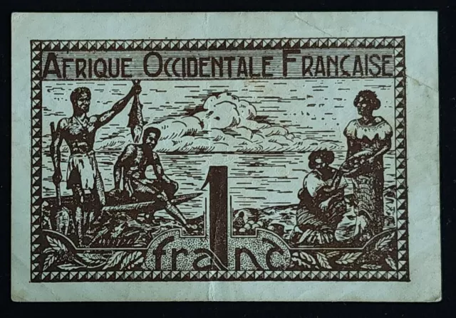 África Occidental Francesa - 1 franco (1944) XF