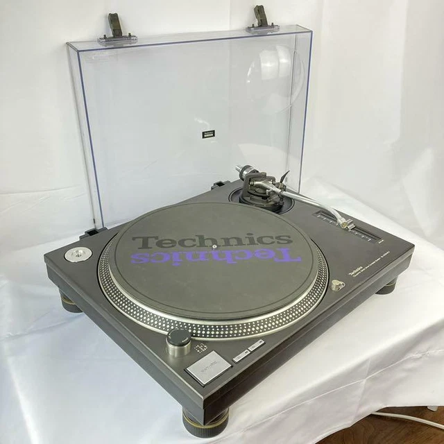 SL-1200MK3 Used Technics Turntable Dj BLACK Direct Player w/Dust cover