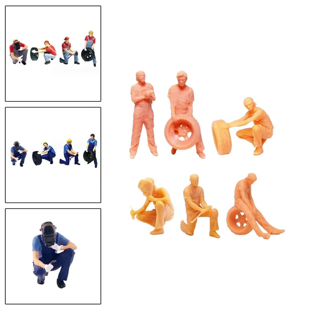 64 Scale Model 1/64 SCALE MODEL People Model Train Models Architectural Figures ...