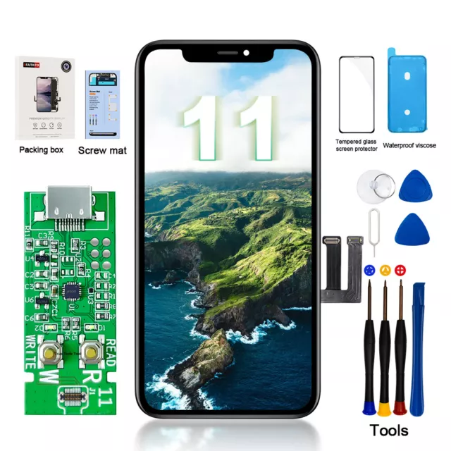 Display für iPhone 11 LCD Retina FHD Bildschirm 3D Touch Screen Ersatz +Tool kit