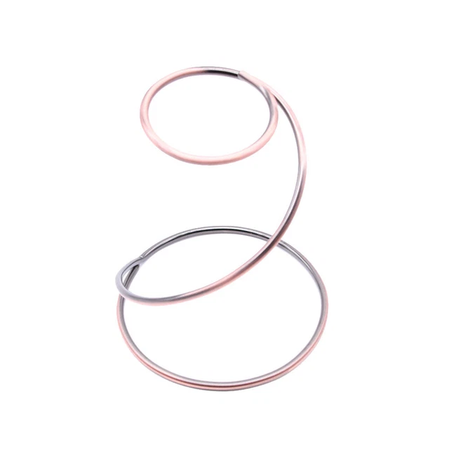 Soporte de filtro de café de acero inoxidable goteo