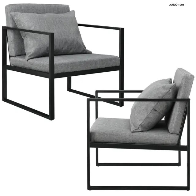 2x Design Lehnstuhl Relaxsessel Esszimmer Stuhl Sessel Polstersessel