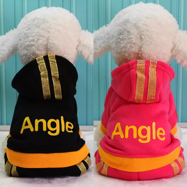 Pet Dog Sweater Clothes Sports Vest Warm Jumper Coat Hoodie Puppy Apparel
