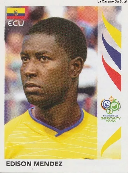 N°084 Edison Mendez # Ecuador Sticker Panini World Cup Germany 2006