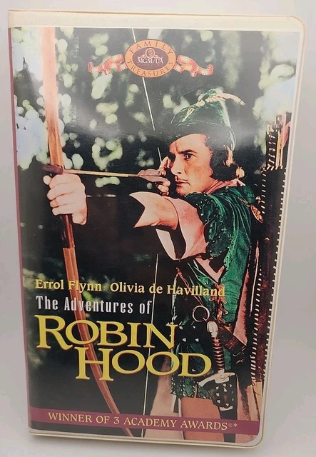 THE ADVENTURES OF Robin Hood VHS SEALED Watermarks CBSFox Errol
