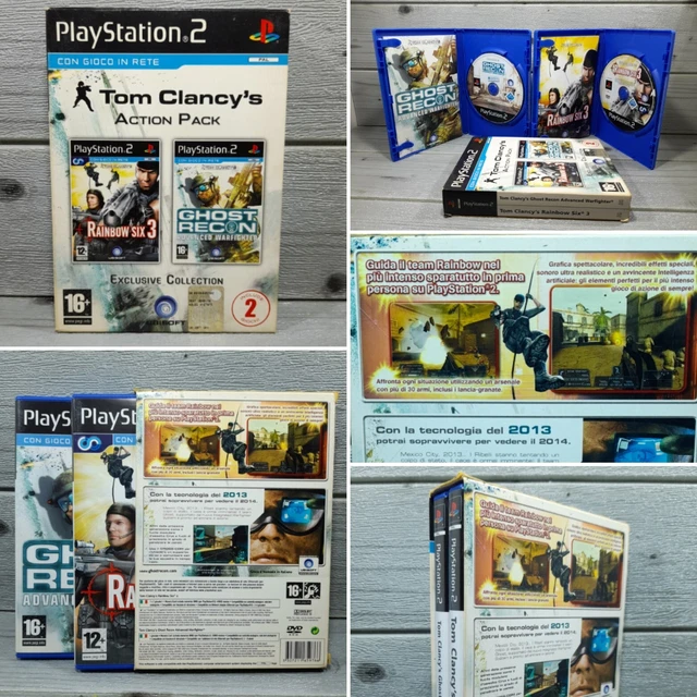 TOM CLANCY'S ACTION PACK 2 GAME PAL ITA COMPLETO SONY PS2 PlayStation 2