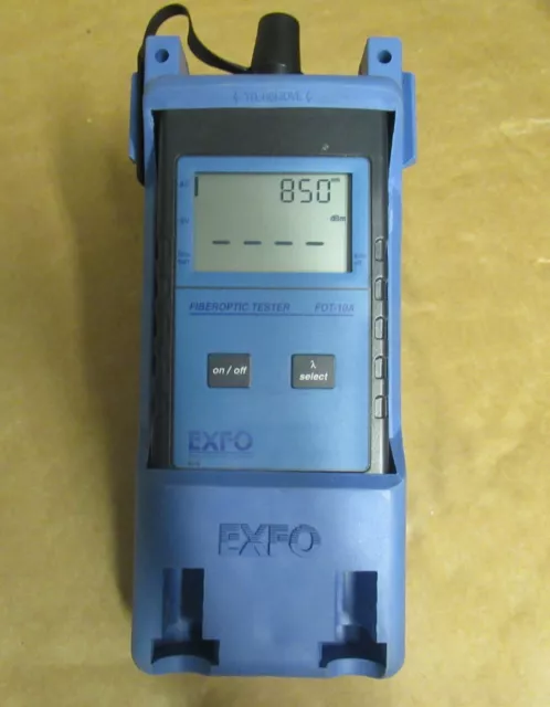 EXFO FOT-10A Fiberoptic Handheld Optical Power dBm Meter FOT-11A Tester