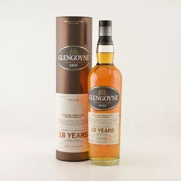 Glengoyne 18 Jahre Single Malt Scotch Whisky 43% 0,7l Alte Abfüllung