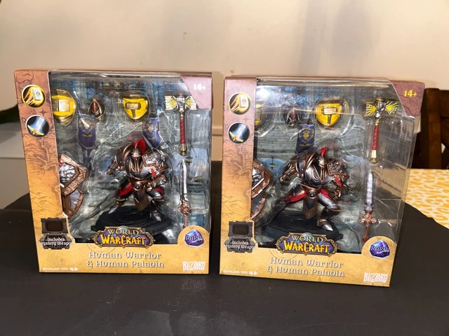 Buy McFarlane Toys - World of Warcraft Human: Warrior/Paladin (Rare) 1:12 Scale Posed Figure Online at Low Prices in India