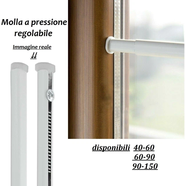 Bastoncino Tenda A Pressione Regolabile 56-90cm | Ferro - Foto 14