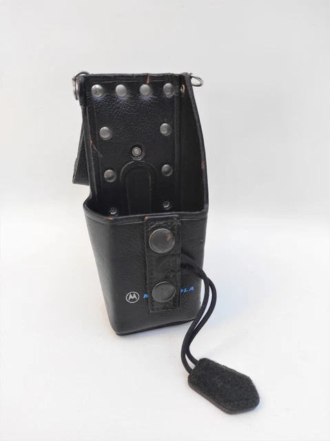 Vintage Leather Motorola Radio Holder Radio Holster Carry Case