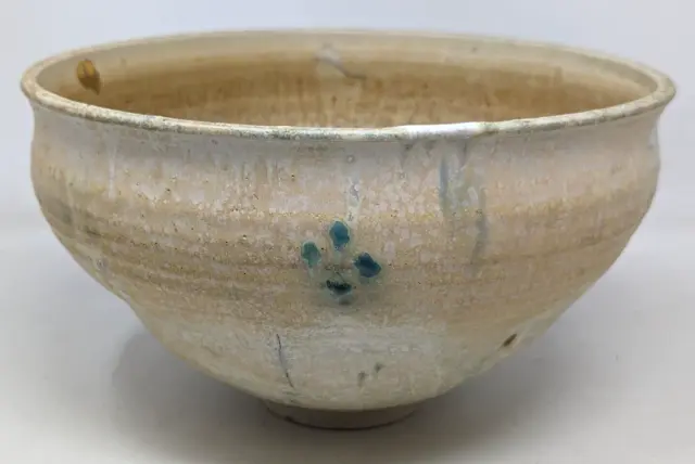 Vintage Karen Thuesen Massaro Signed Studio Art Pottery Hand Thrown 9" Bowl OC23