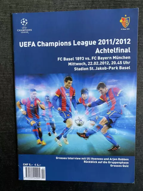 Ec I 2011/2012 FC Basel - FC Bayern Monaco, 22.02.2012, Champions League