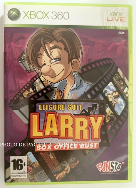jeu LEISURE SUIT LARRY Box Office Bust pour XBOX 360 en francais X360 COMPLET