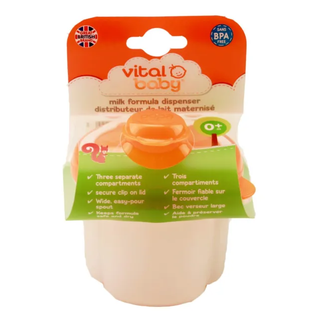 Vital baby-milk formula dispenser-New-R