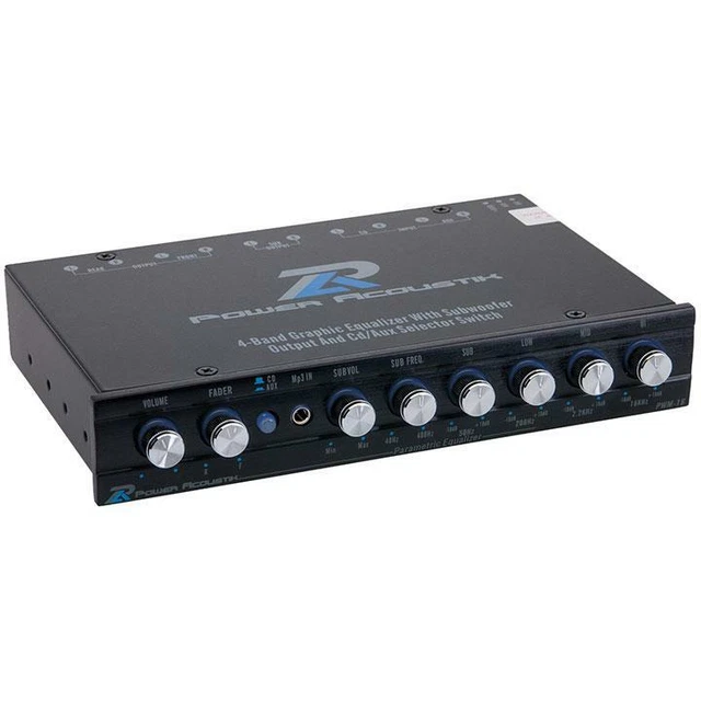 Power Acoustik PWM16 3 Band Parametric Car Equalizer