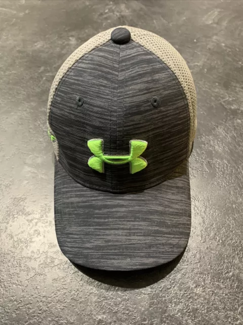 Under Armour Golf Hat Cap Youth Xs/S Gray Green