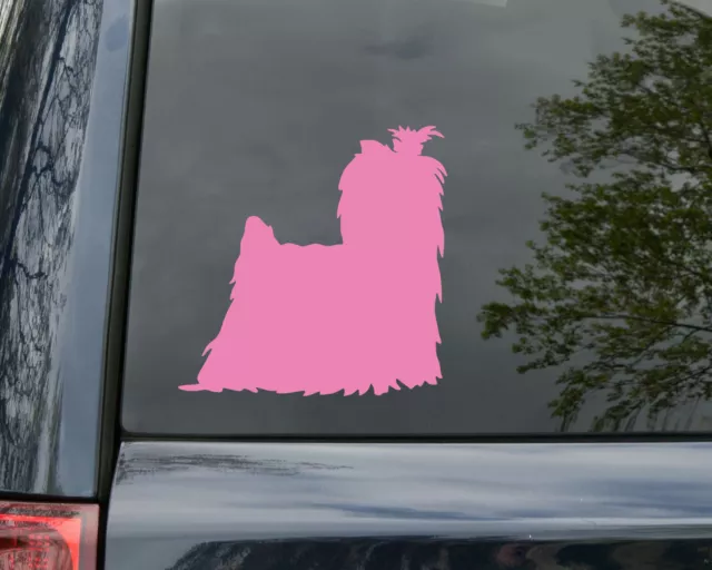 Yorkshire Terrier Vinyl Decal V1 - Yorkie Dog Puppy Maltese Silky - Sticker 3