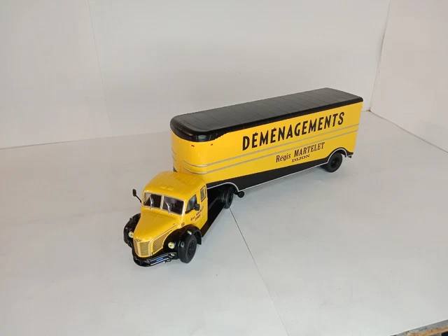 Berliet Tlr 8 Déménagement Martelet Semi Remorque D Exception Ixo 1/43