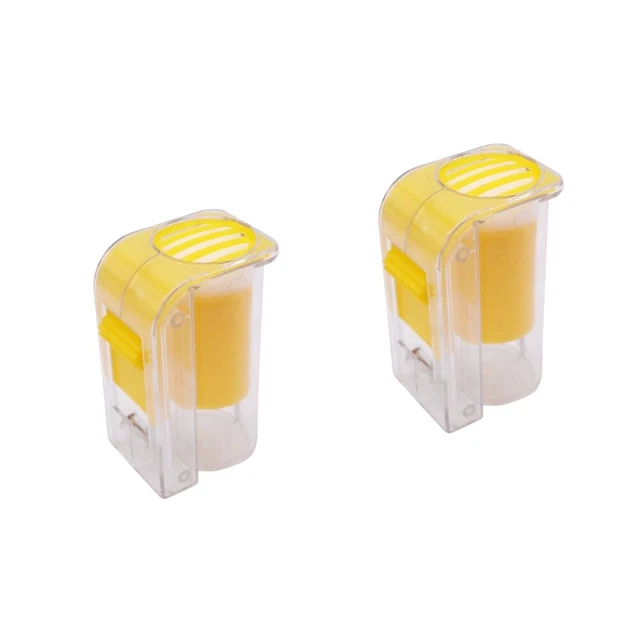 2 pezzi Bee Queen cattura gabbia marchio bottiglia apicoltore tubo
