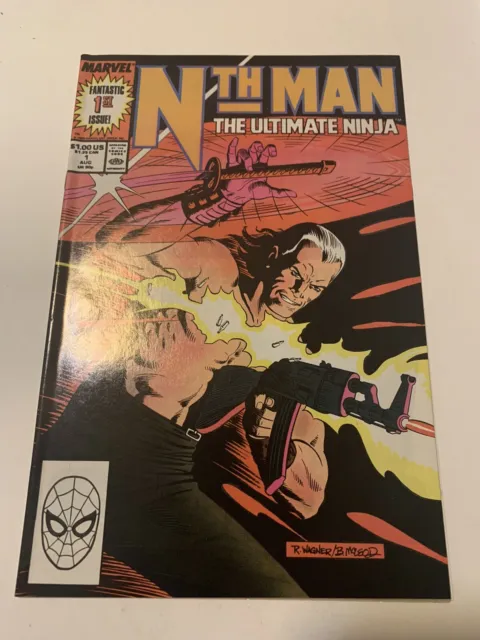 Nth Man: The Ultimate Ninja #1 (1989) 9.2 NM Marvel Key Issue Copper Age Comic