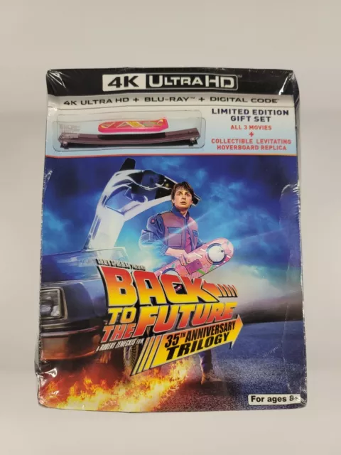 Back To The Future Trilogy: 35 Anniversary Ltd Ed Levitating Hoverboard 4K Read⤵