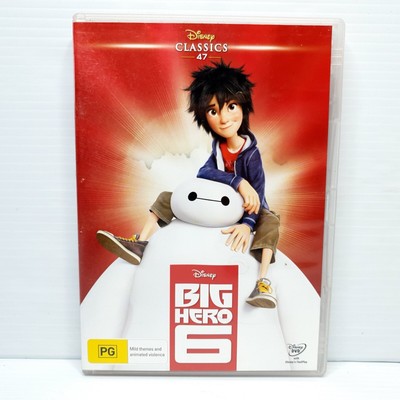 BIG HERO 6 DVD Region 4 PAL Disney Children's Family Animated Adventure