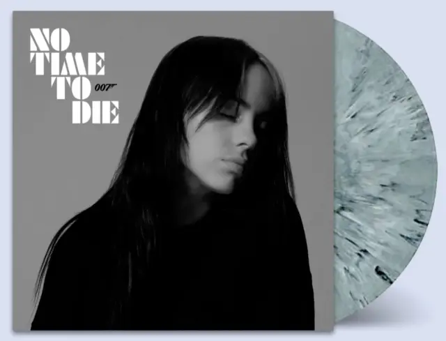 Billie Eilish NO TIME TO DIE Single 7" 45 RPM Limited Edition Smoke Color Vinyl