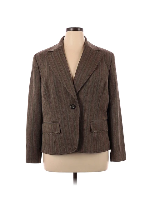 Amanda Smith Women Brown Blazer 16