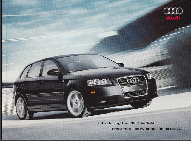 2007 Audi A3 sales catalog