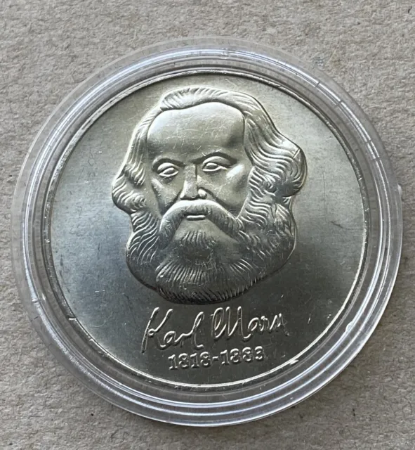 Sammlerstück 20 Mark Gedenkmünze DDR 1983,  100. Todestag Karl Marx