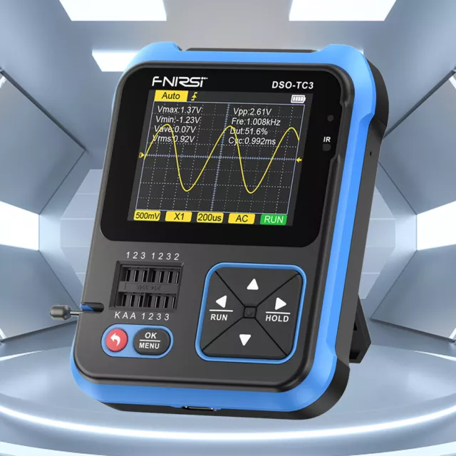 3-in-1-Komponententester DSO-TC3 Tragbares Voltmeter-Testwerkzeug (A)