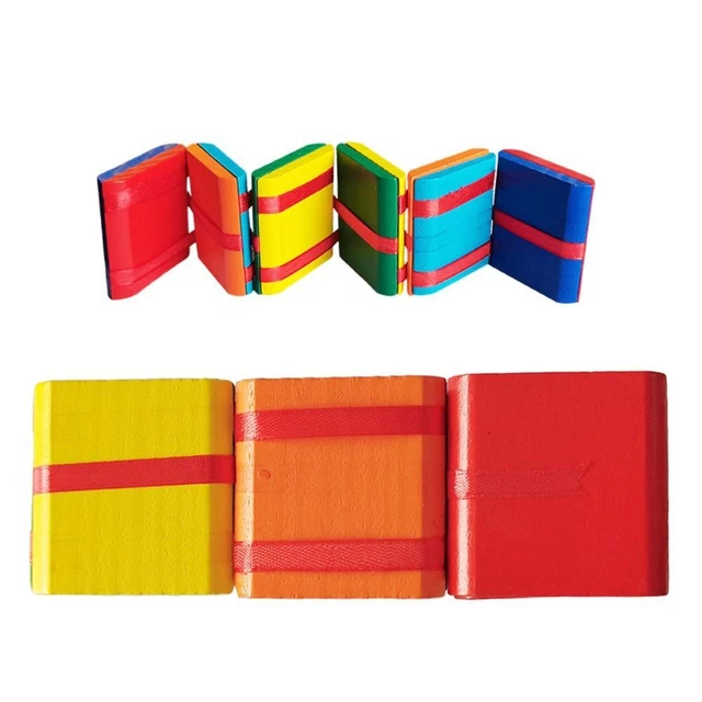 and Adults Ladder Spinner Toys Fidget Toy Flipo Flip Rotating Toys Wooden