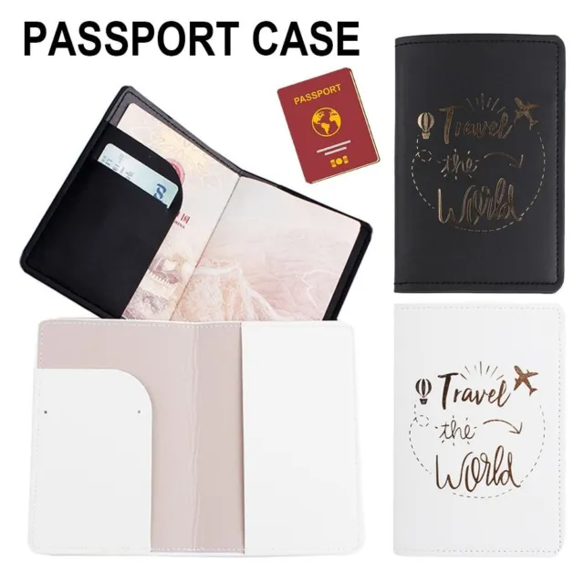 For Travel PU Leather Card Package Passport Case ID Holder ID Package